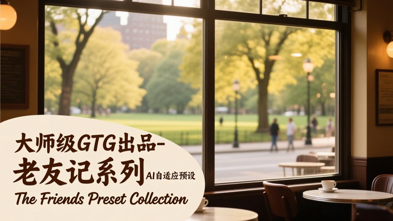 大师级GTG出品-老友记系列AI自适应预设The Friends Preset Collection-福源网创资源站