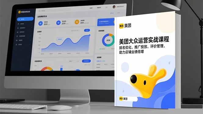 美团大众运营实战课程，排名优化、推广投放、评价管理，助力店铺业绩倍增-福源网创资源站