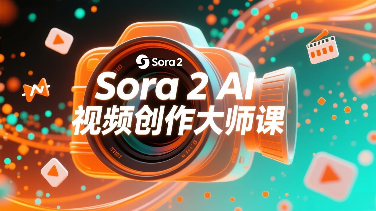 如何利用Sora 2创建流行AI人工智能视频大师班教程：掌握创作全流程，产出百万播放内容-福源网创资源站