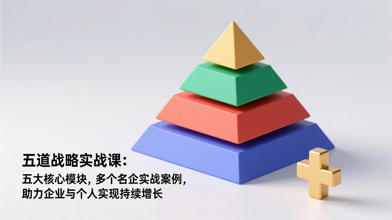 五道战略实战课：五大核心模块，多个名企实战案例，助力企业与个人实现持续增长-福源网创资源站