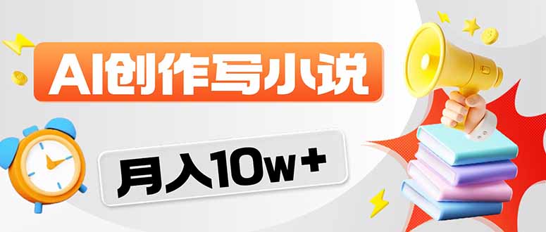 2026风口项目AI写小说 轻松实现月入10w+-福源网创资源站