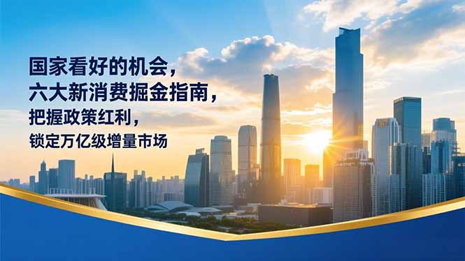 某付费文章：国家看好的机会，六大新消费掘金指南，把握政策红利，锁定万亿级增量市场-福源网创资源站