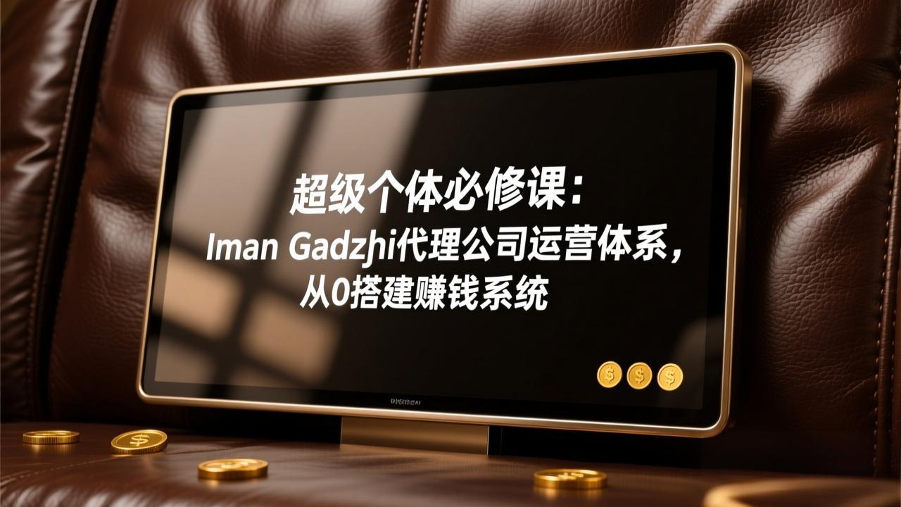 超级个体必修课：Iman Gadzhi代理公司运营体系，从0搭建赚钱系统-福源网创资源站