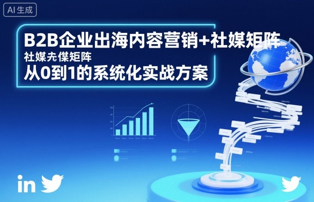 B2B企业出海内容营销+社媒矩阵，从0到1的系统化实战方案-福源网创资源站