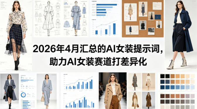 2026年4月汇总的AI女装提示词，助力AI女装赛道打差异化-福源网创资源站