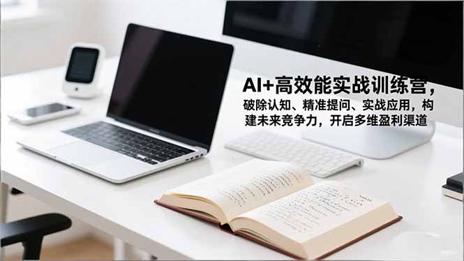 AI+高效能实战训练营，破除认知、精准提问、实战应用，构建未来竞争力，开启多维盈利渠道-福源网创资源站