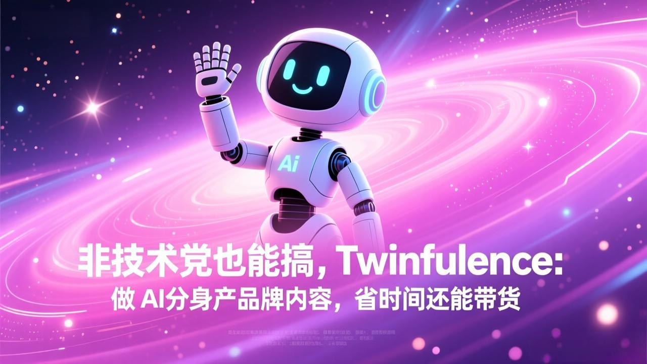 非技术党也能搞!Twinfluence:做 AI 分身产品牌内容,省时间还能带货-福源网创资源站